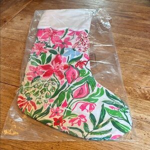 Floral Christmas Stocking